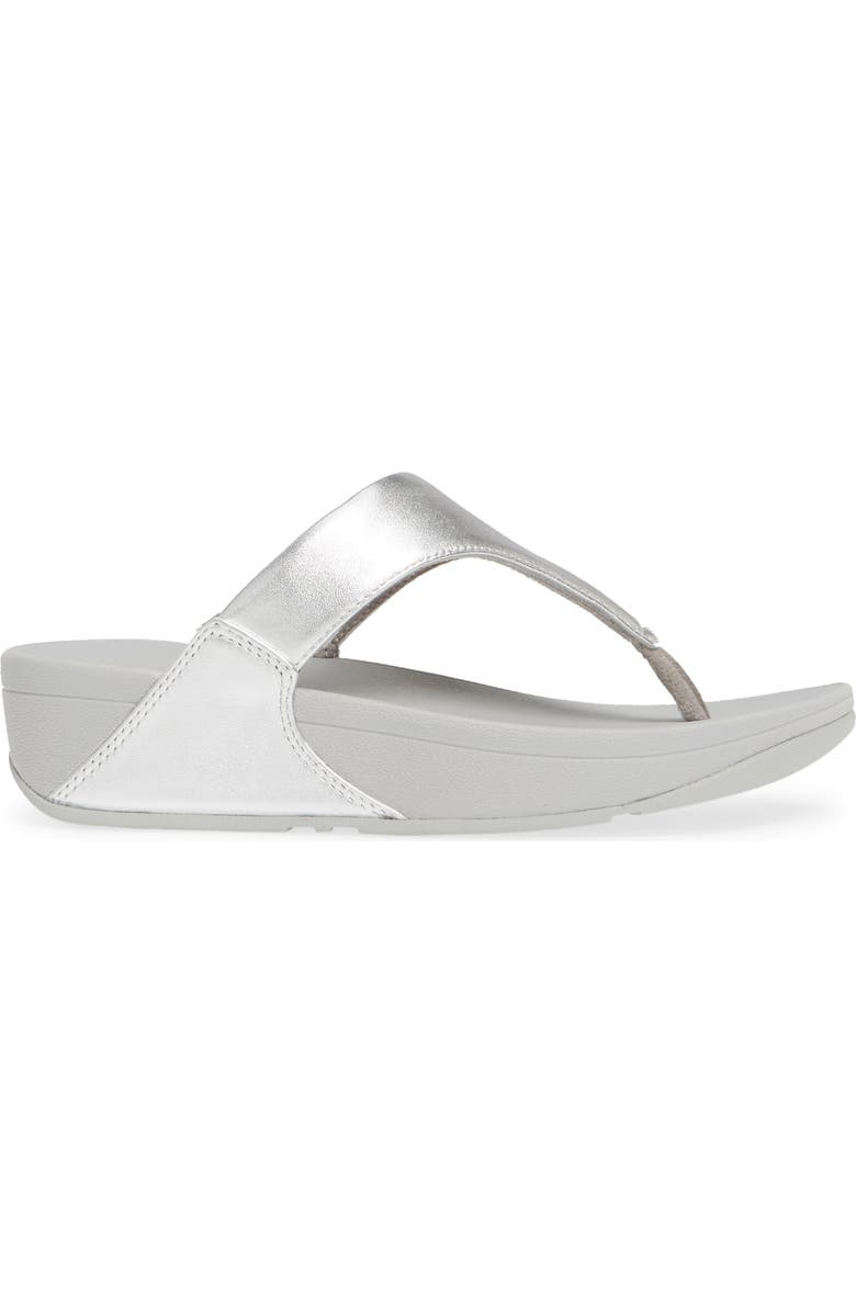 FitFlop Lulu Flip Flop, Alternate, color, Silver