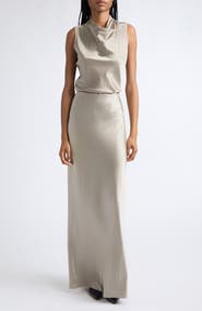 Veronica Beard Tam Cowl Neck Silk Shell