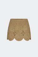 SIMONMILLER Crochet Beep Beep Mini Skirt