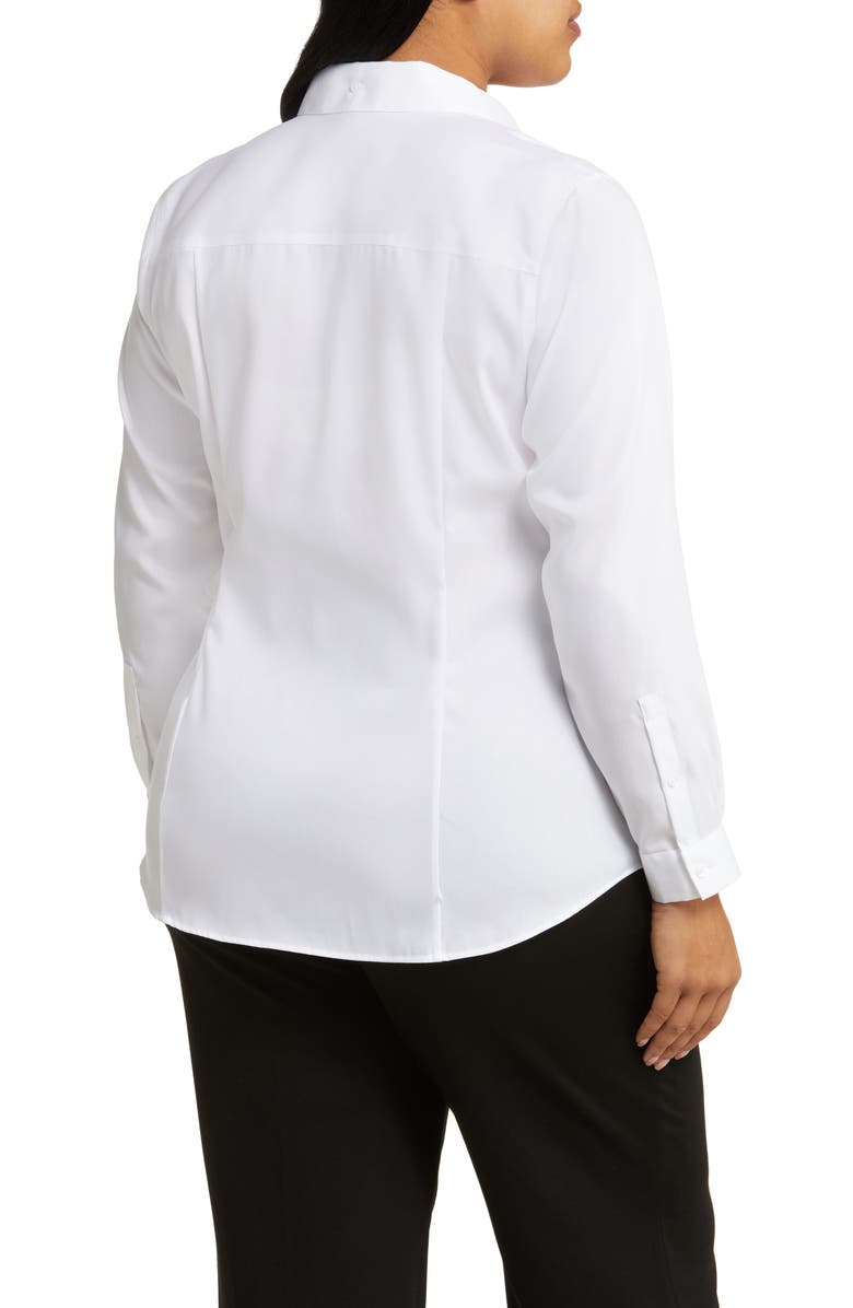 Jones New York Cotton Shirt, Alternate, color, White