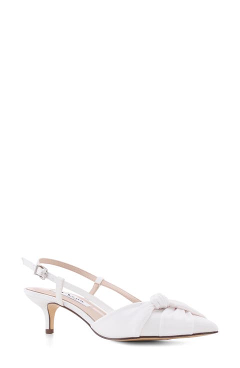 Stella Slingback Pointed Toe Pump (Women)