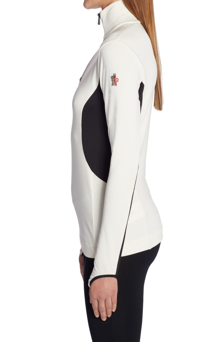 Moncler Grenoble Colorblock Half Zip Sweatshirt, Alternate, color,
