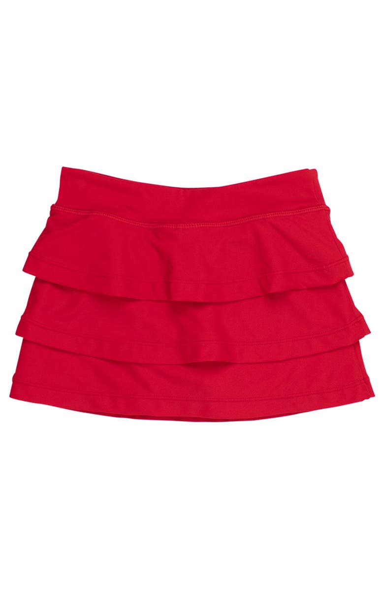 RuffleButts Toddler Girls UPF50+ Active Skort, Alternate, color, Red