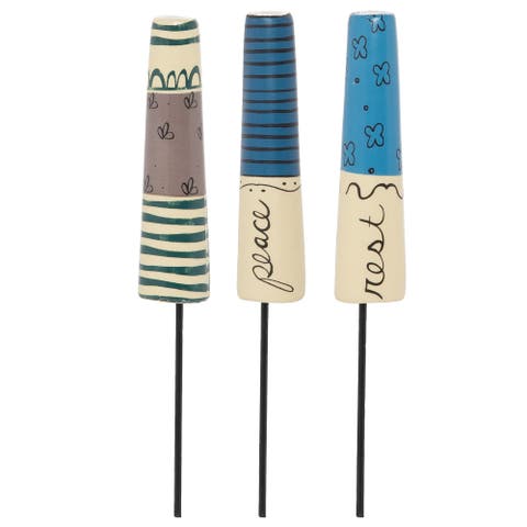 Ceramic Resin Easy Dragonfly Perch Set of 3 Spring Home Decorations for Summer Decorative Objects
