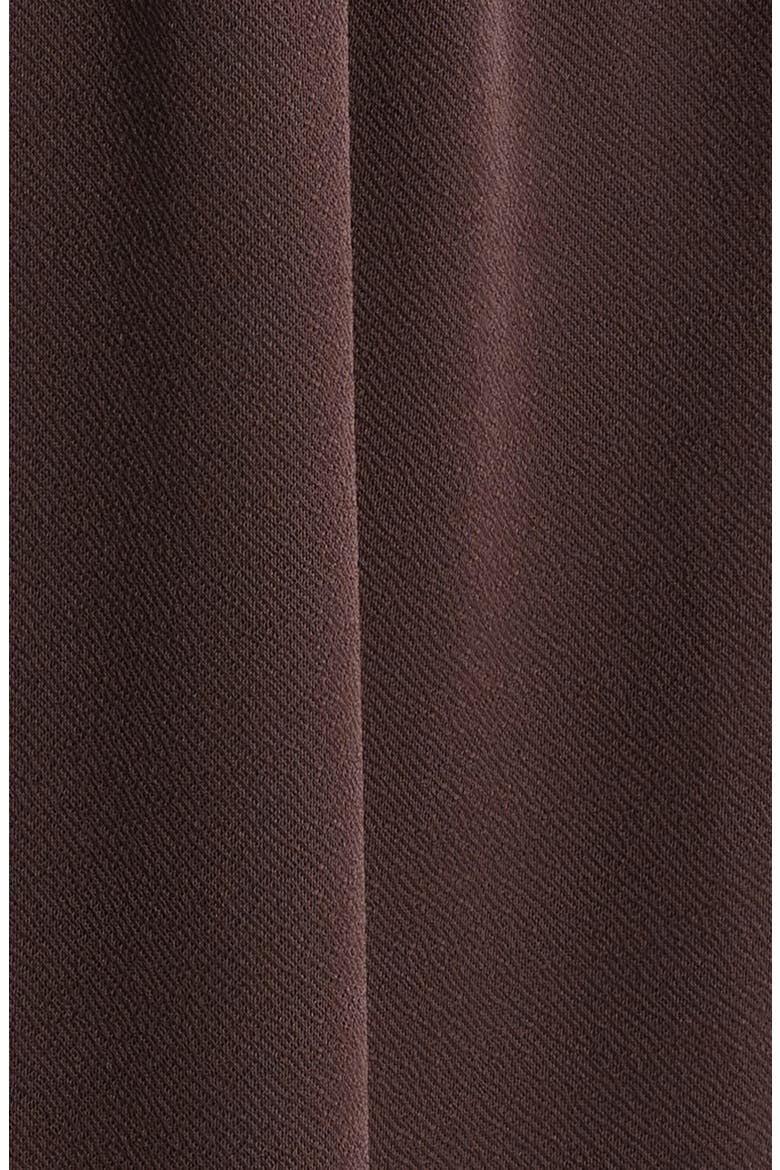 Blouson Sleeve Midi Dress, Alternate, color, MOLASSES
