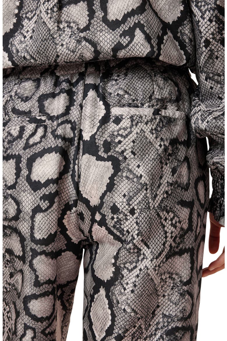 Snakeskin Print Charli Pants, Alternate, color, FLOW ECRU WHITE