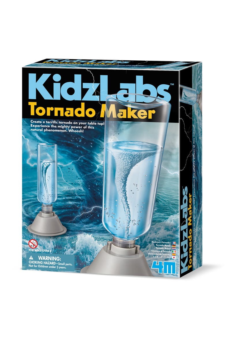 Kidzlabs Tornado Maker Diy Batterypowered Water Tornado, Stem Science, Main, color, Multicolored