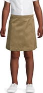 Lands' End School Uniform Girls Blend Chino Skort Above Knee