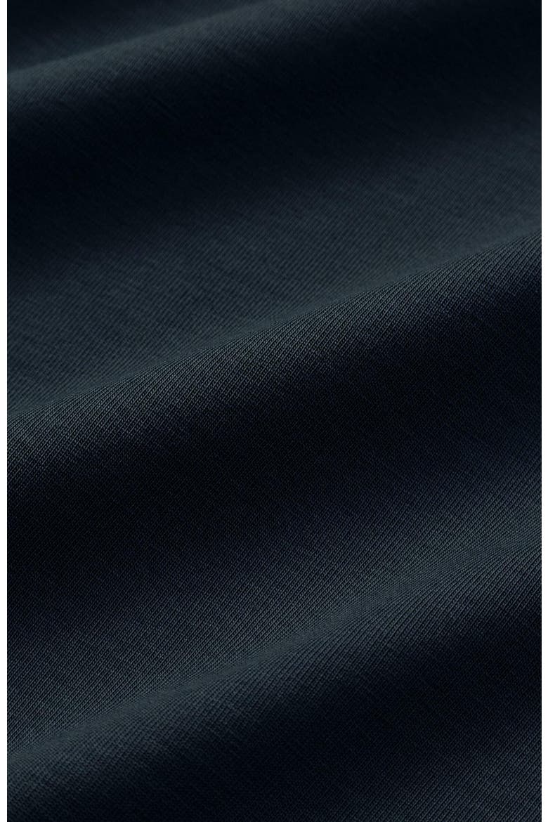 Organic Cotton Luxe Stretch Jersey Slim Tee, Alternate, color, Midnight Blue