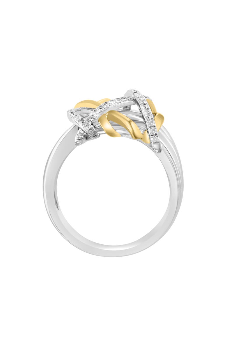 Sterling Silver Diamond Ring - 0.25 ctw, Alternate, color, WHITE