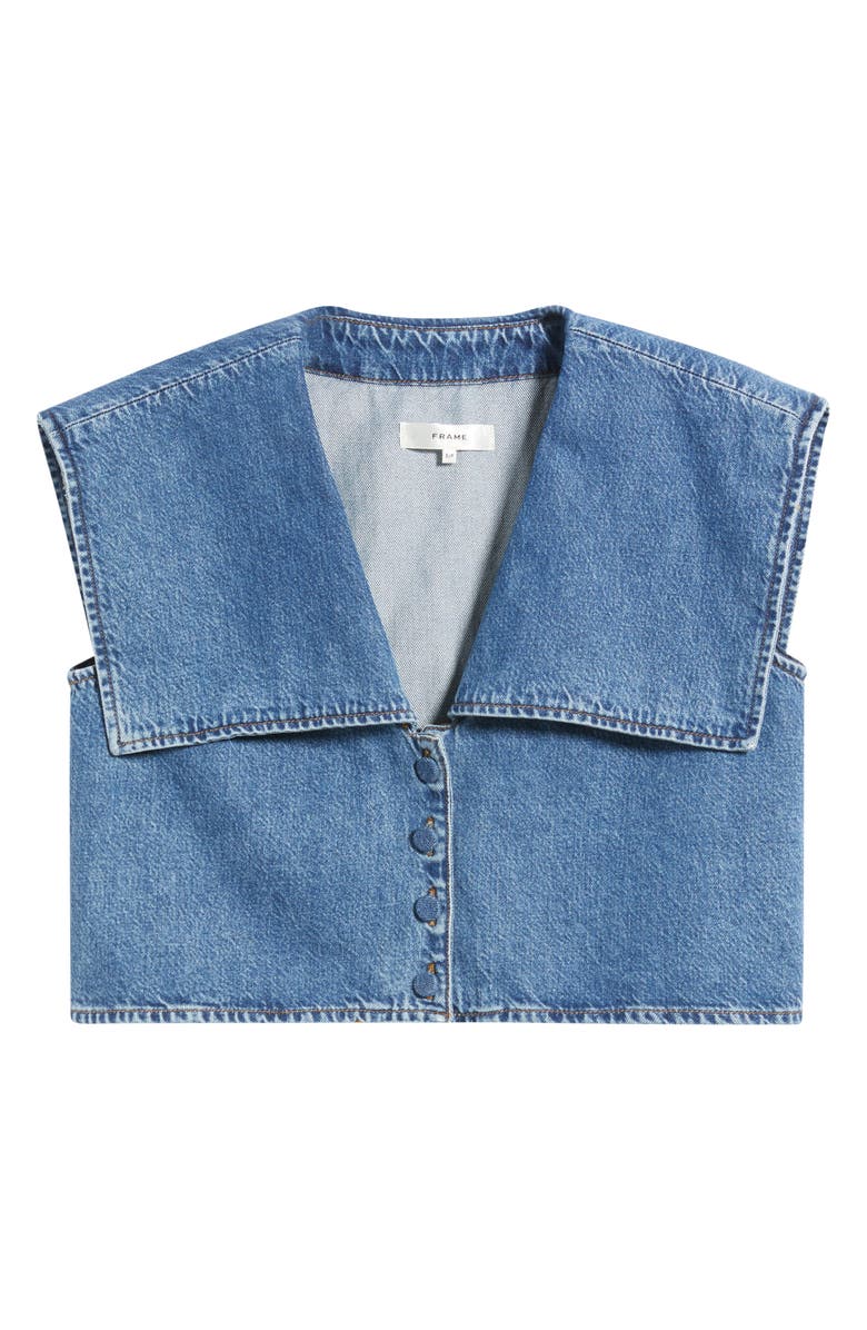 FRAME The Bib Denim Top, Alternate, color, Dalloway