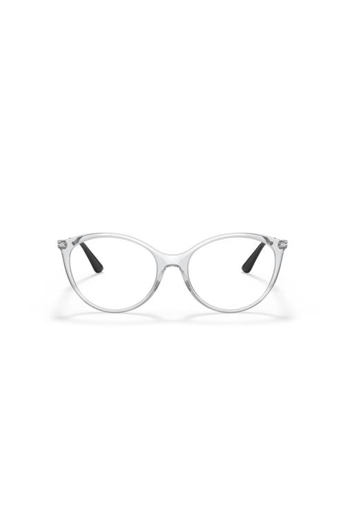 Vogue Eyewear 53mm Oval Optical Glasses In Metallic
