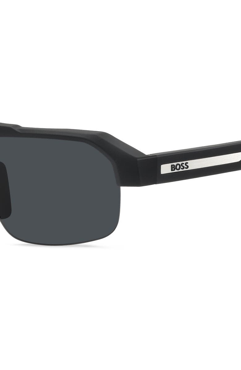 BOSS 64mm Sunglasses, Alternate, color, Black/ Grey