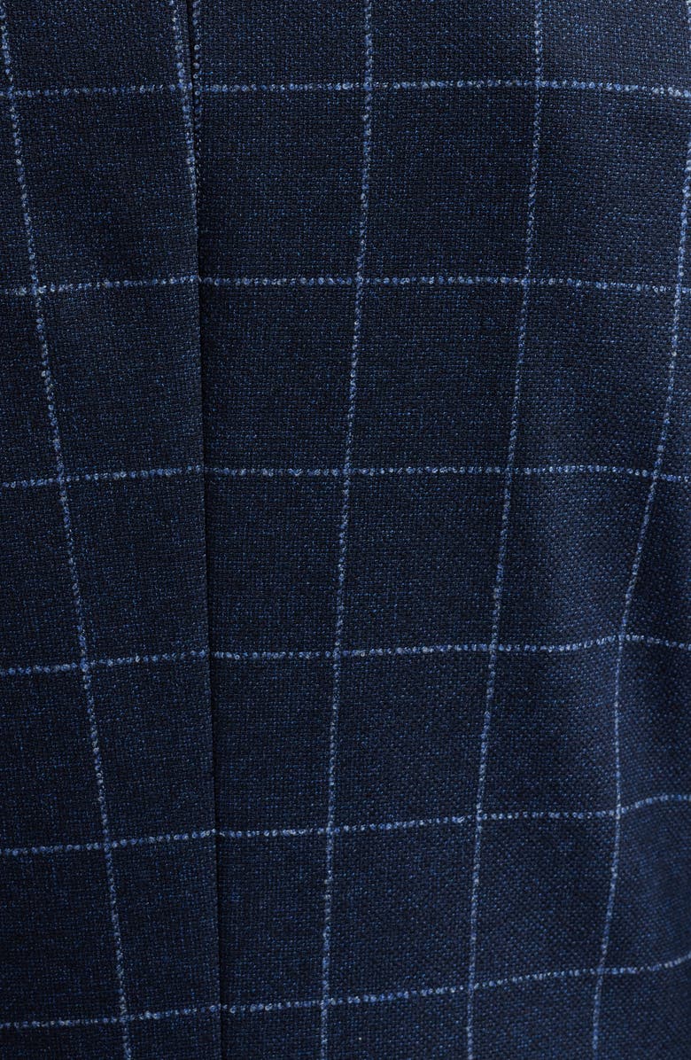 BOSS Hutson Check Virgin Wool Blend Sport Coat, Alternate, color,