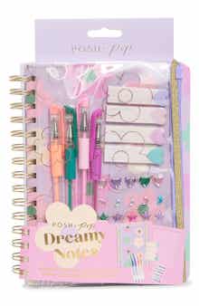 SIMPLE PLEASURES Dreamy Notes Notebook, Sticker & Gel Pens Set