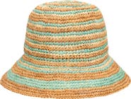 San Diego Hat Daisy Raffia Bucket Hat