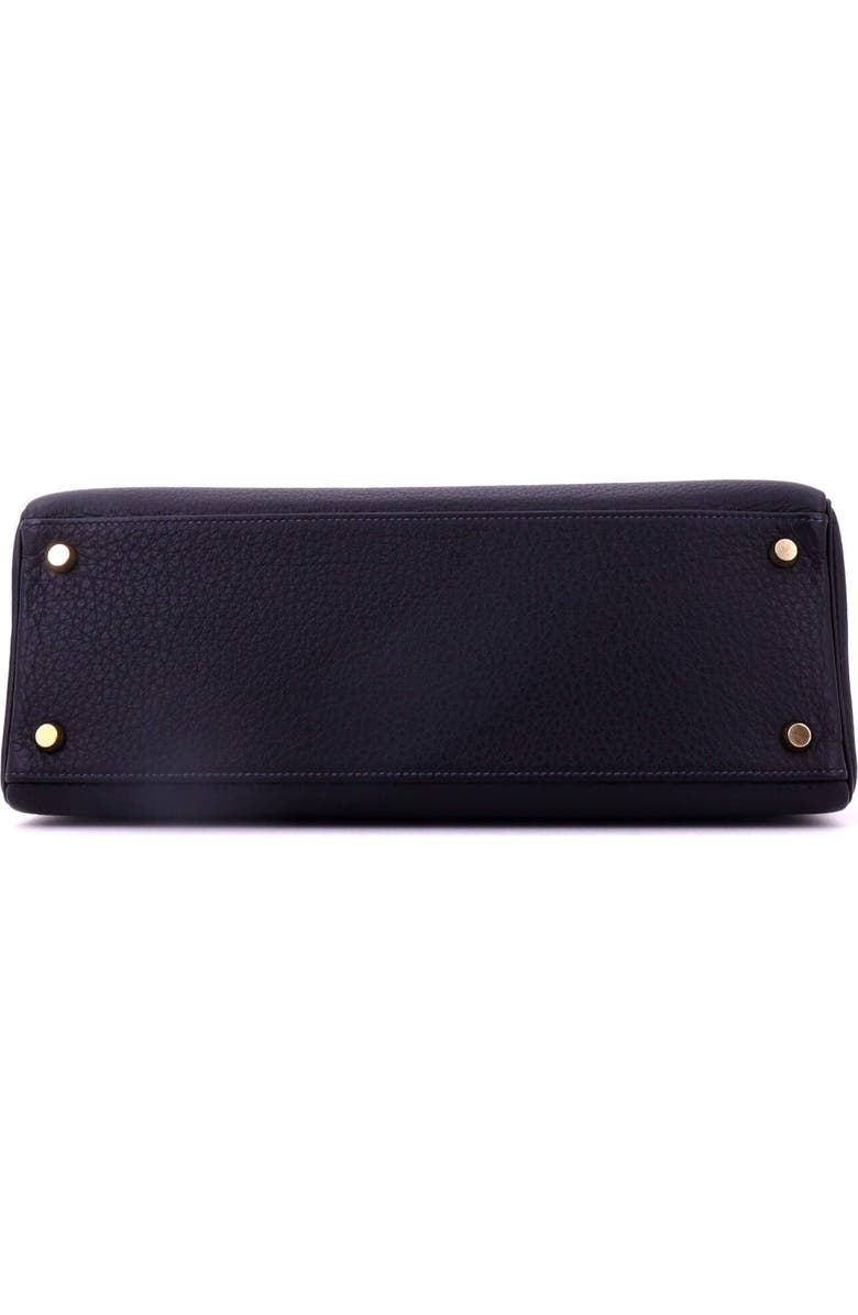 Pre-Owned Hermes Kelly Handbag Blue Togo with Gold Hardware 32, Alternate, color, Bleu Marine