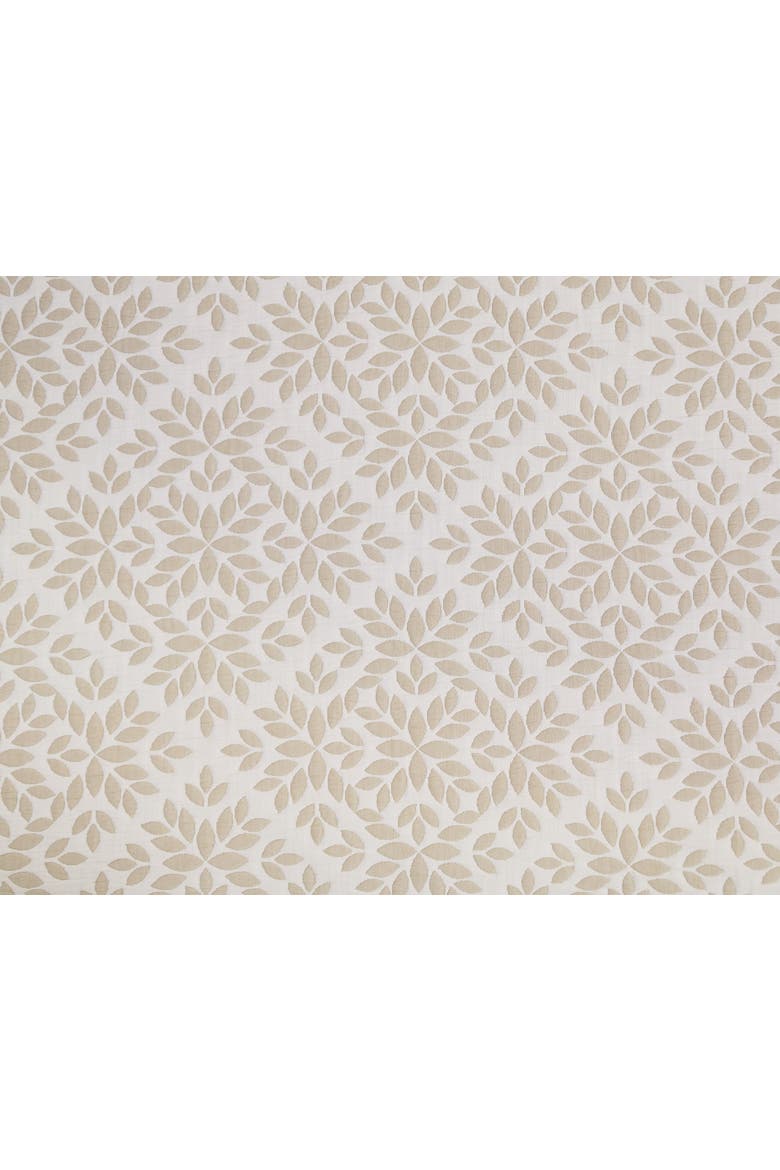 Leaves Jacquard Cotton Cover Quilt Set  - Reversible And Machine Washable, Alternate, color, Beige