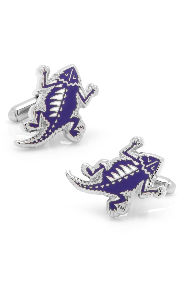 Cufflinks, Inc. TCU Horned Frogs Cuff Links, Main, color, Tcu Horned Frog Vintage Edi