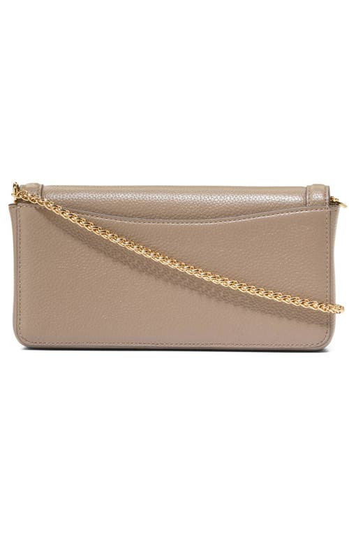 Cole Haan Daniella Leather Wallet On A Chain In Brown