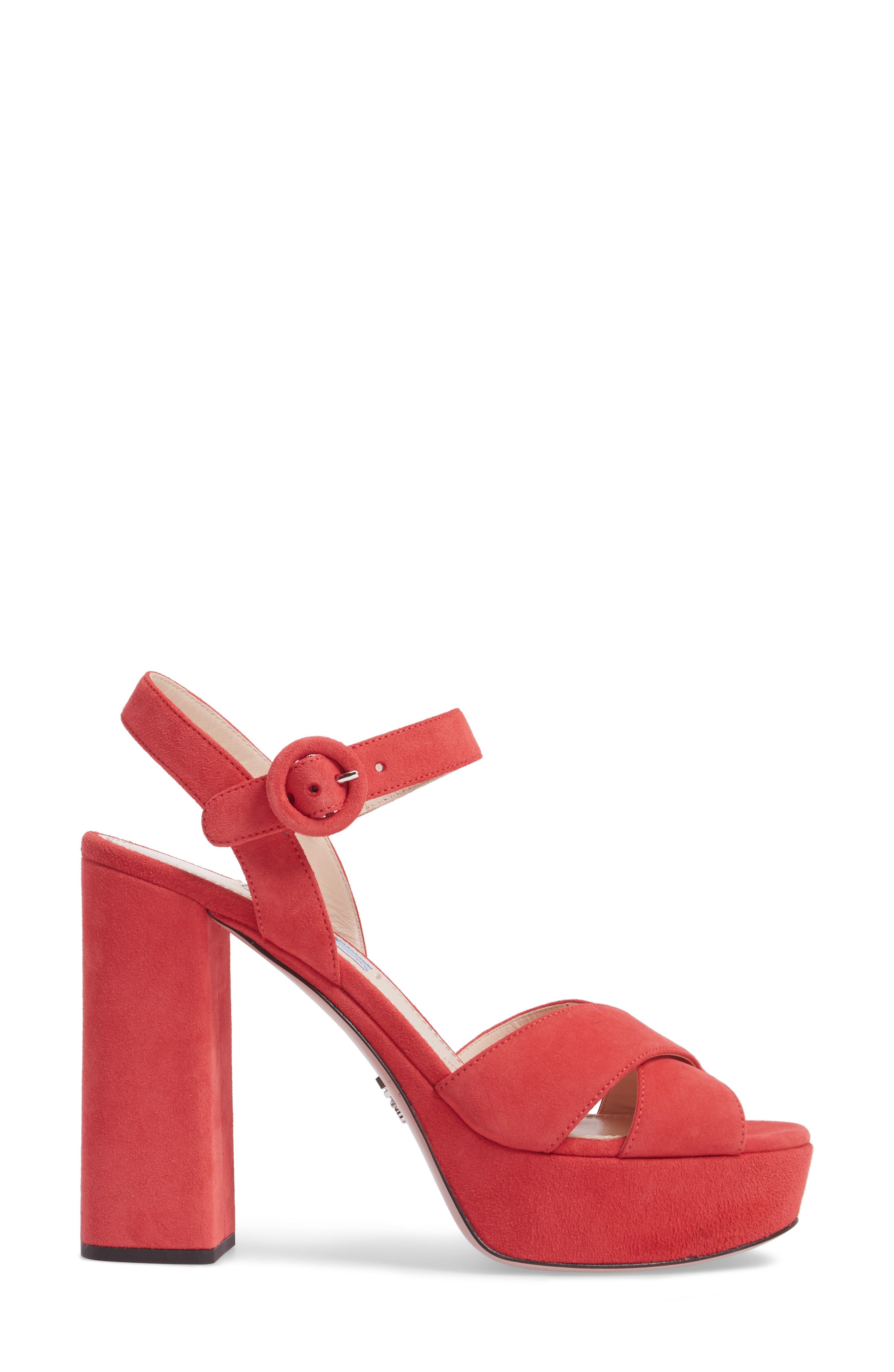 Block Heel Platform Sandal, Alternate, color, CORALLO