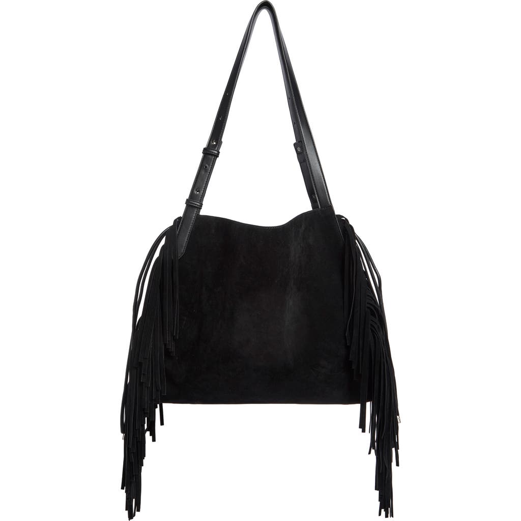 Bcbg Fringe Tote Bag In Black