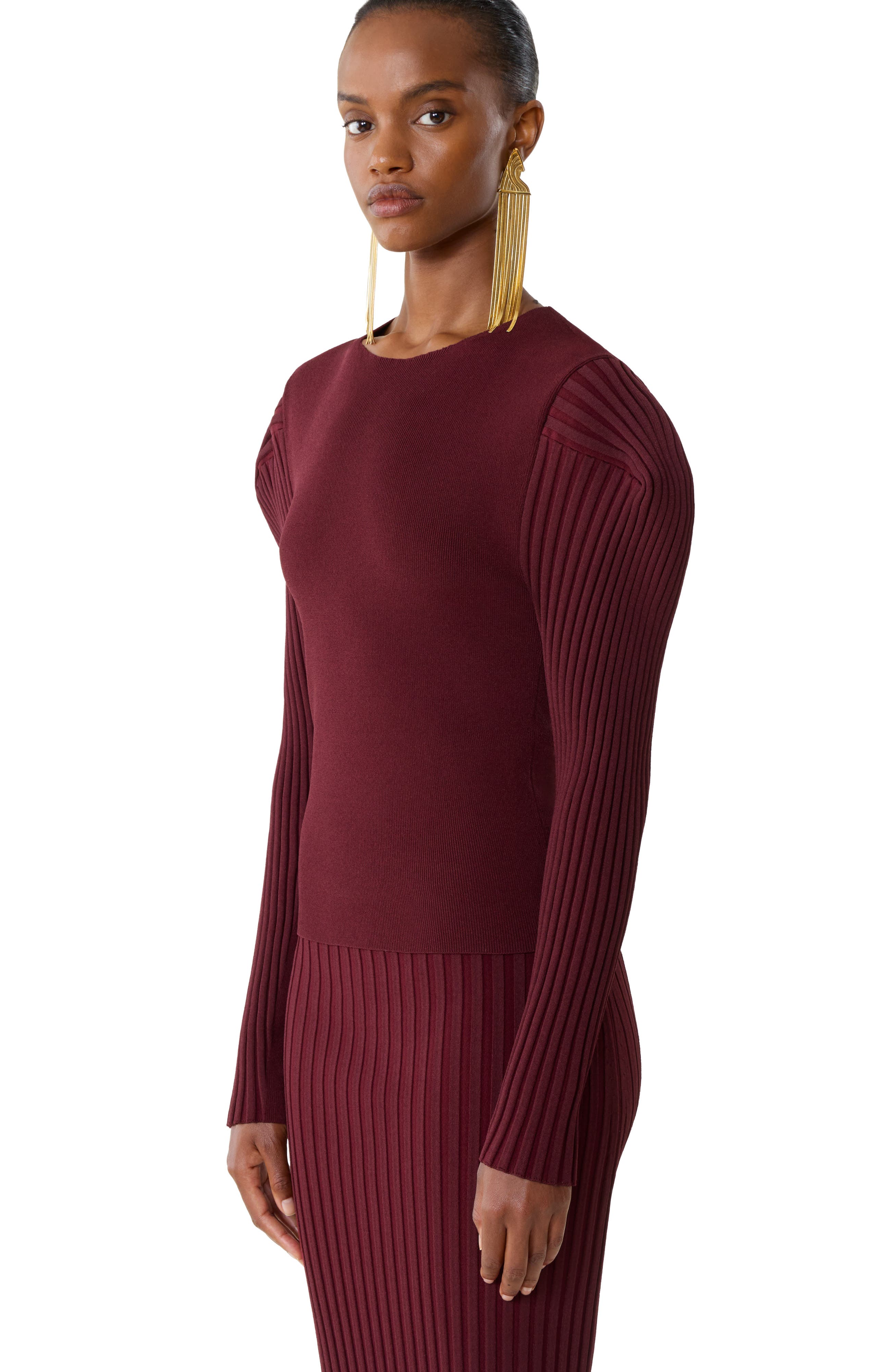 Viscose Bib Sweater