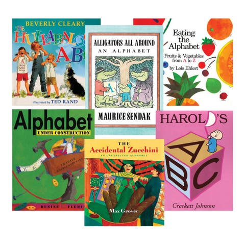 Alphabet and Letter Sounds Books - Set of 6