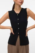 VERO MODA Saba Button Front Sweater Vest