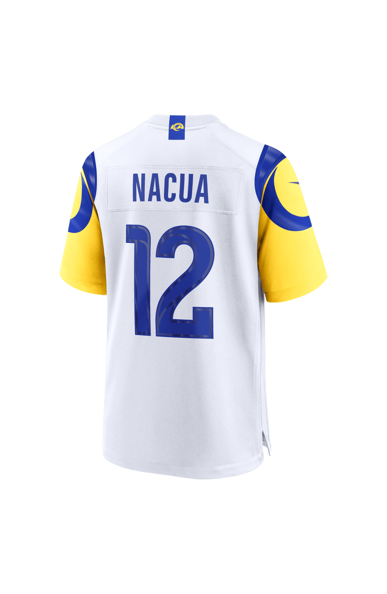 Nike Men's Nike Puka Nacua White Los Angeles Rams White Game Player Jersey, Alternate, color, White