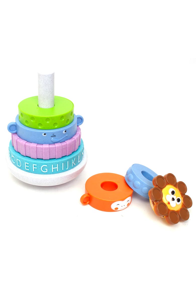 Roo Crew Stacking Rings 8 Pieces Sensory Toy, Alternate, color,