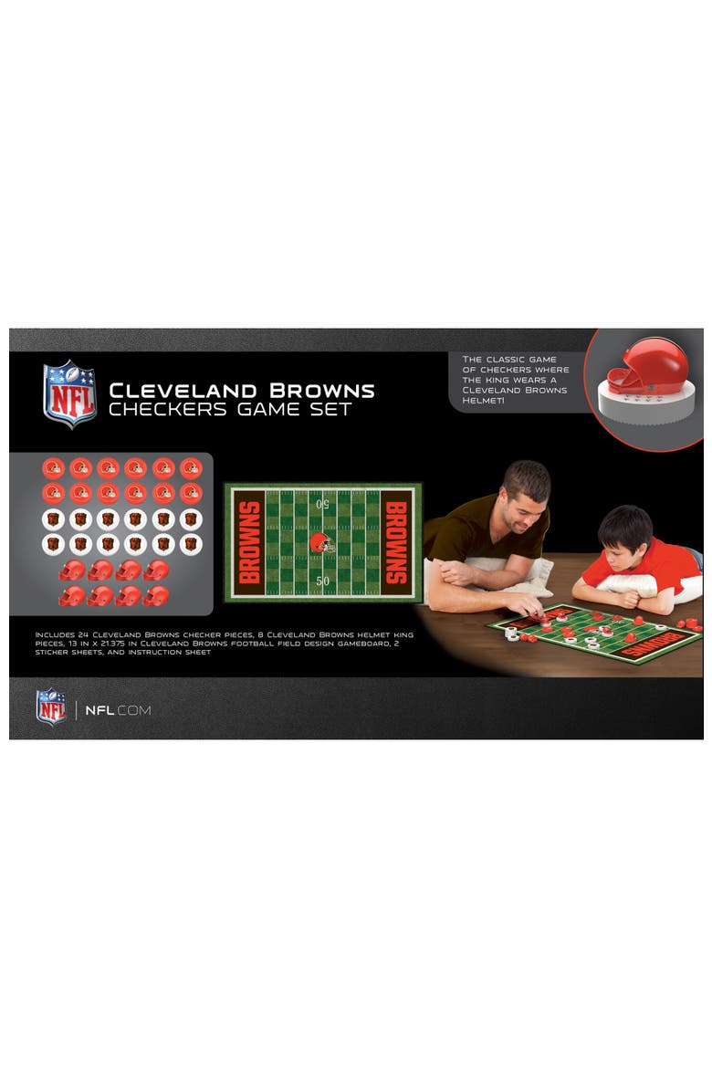 Cleveland Browns Checkers Board Game, Alternate, color, Multicolor