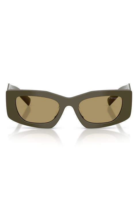 51mm Rectangular Sunglasses