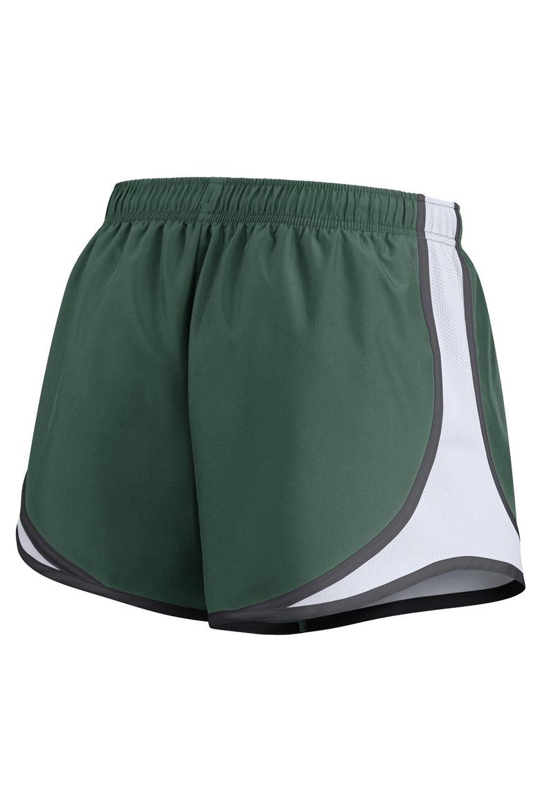 Women's Nike Green Green Bay Packers Plus Size Tempo Shorts, Alternate, color, Green