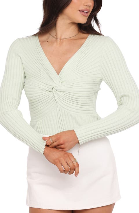 Demi Twist Rib Sweater