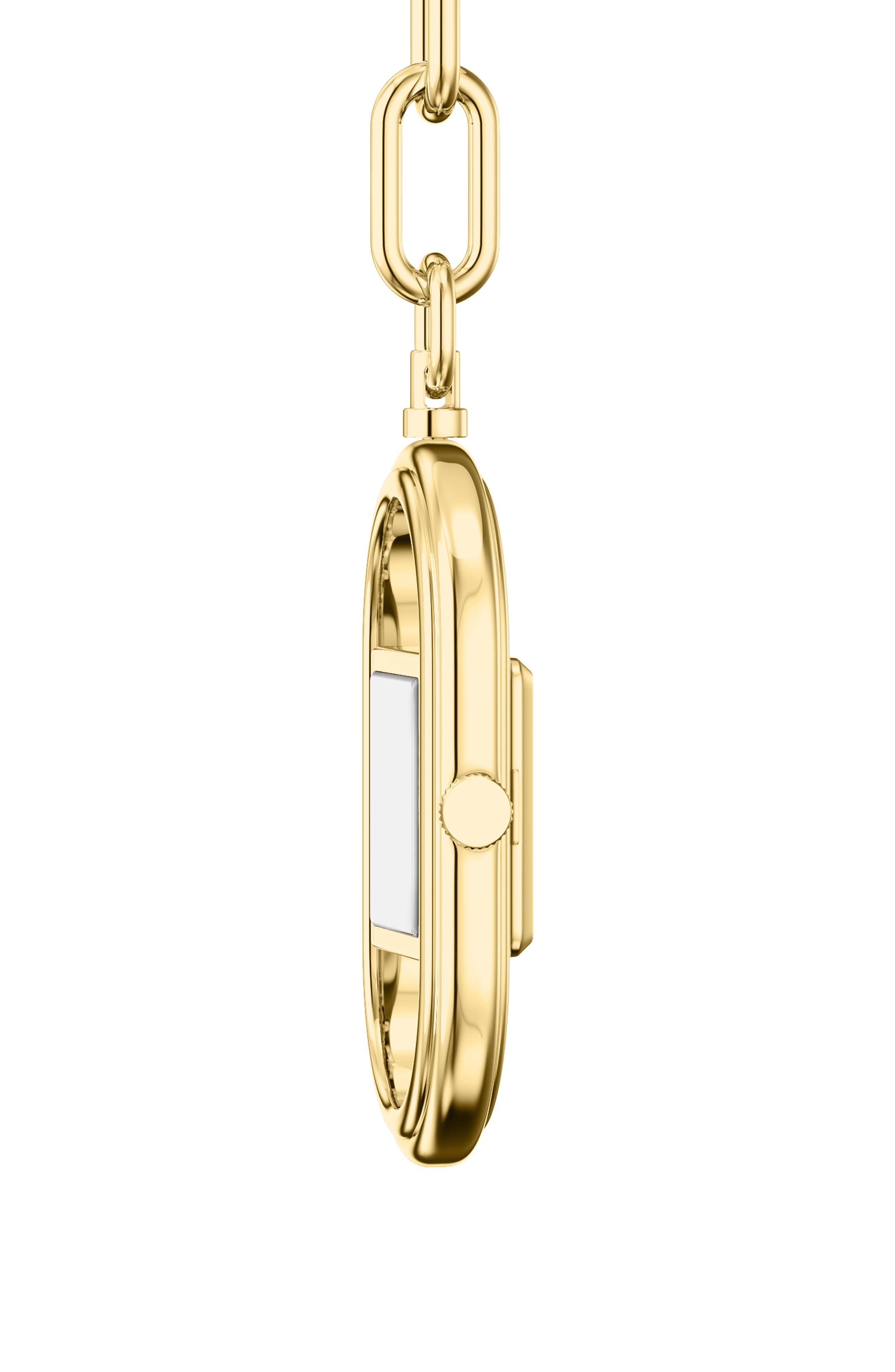 Fossil Watch Bag Charm, Alternate, color, Gold