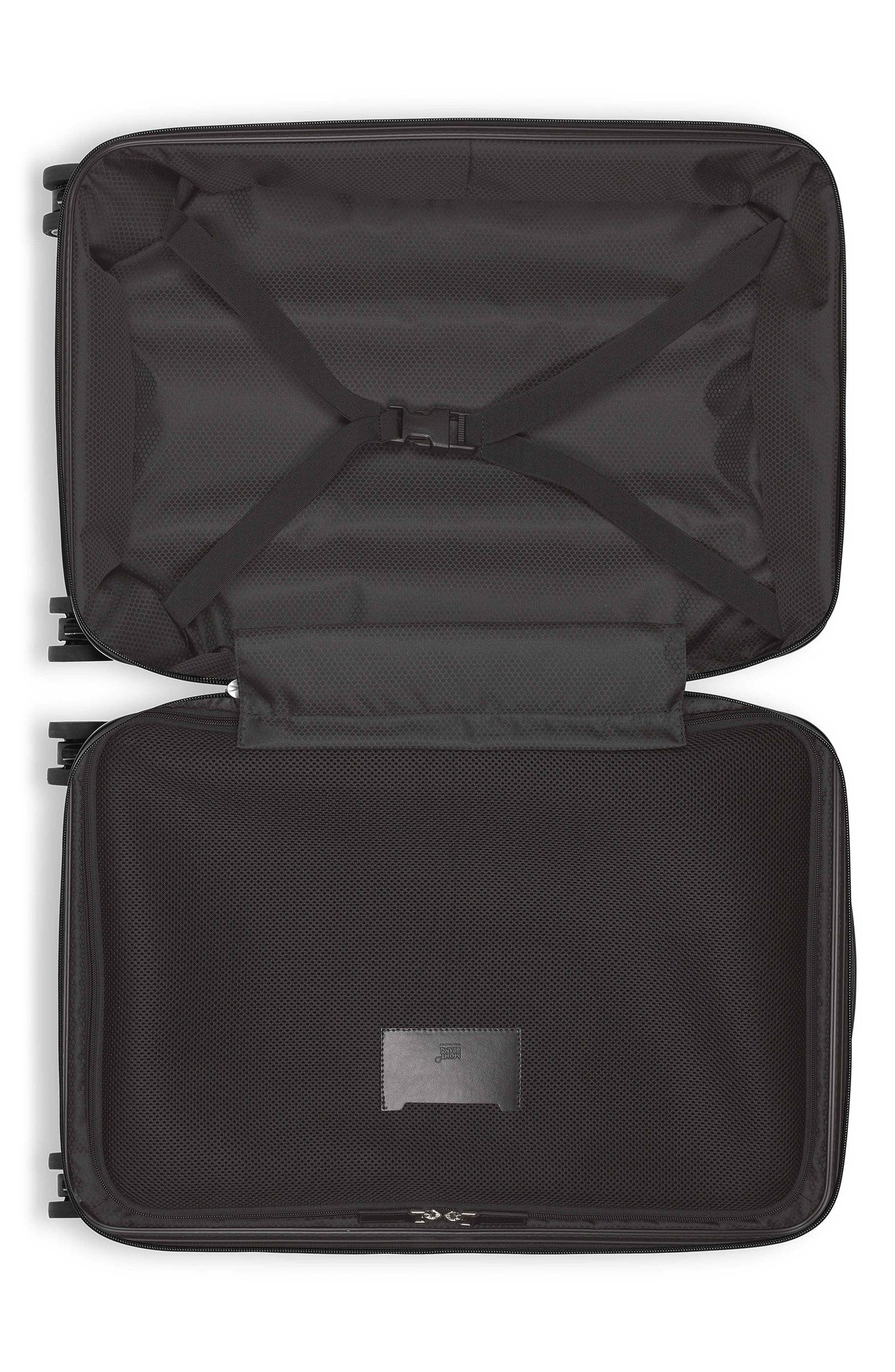 Montblanc #MY4810 Cabin Trolley Carry-On Spinner Luggage, Alternate, color, Blue