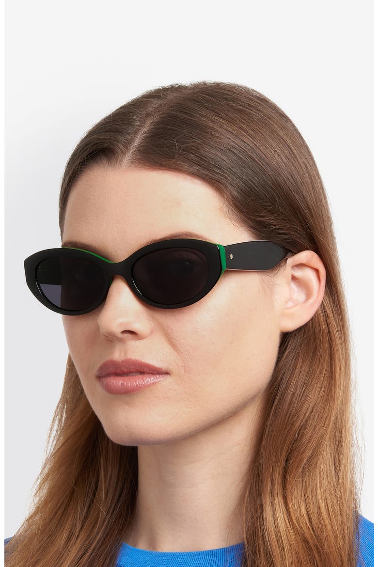 caeley 52mm oval sunglasses, Alternate, color, 07ZJ-IR