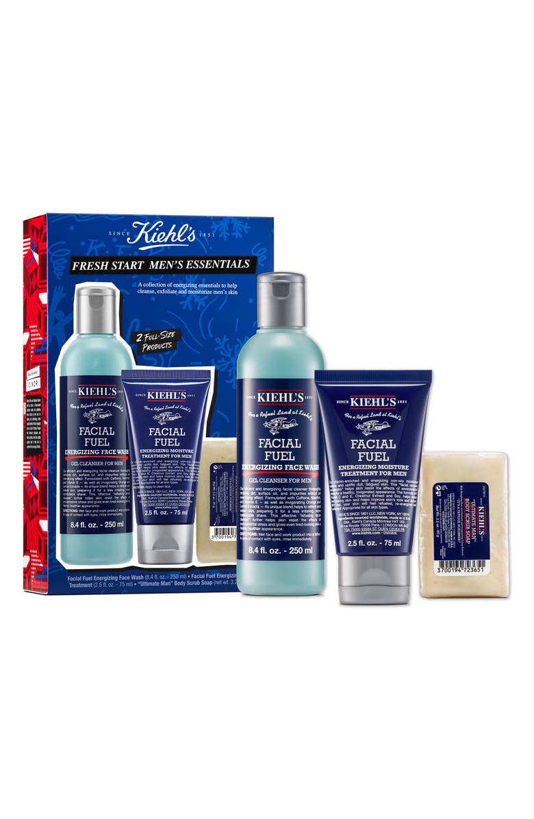 Kiehl's Since 1851 Men's Energizing Essentials Gift Set $70 Value, Main, color,