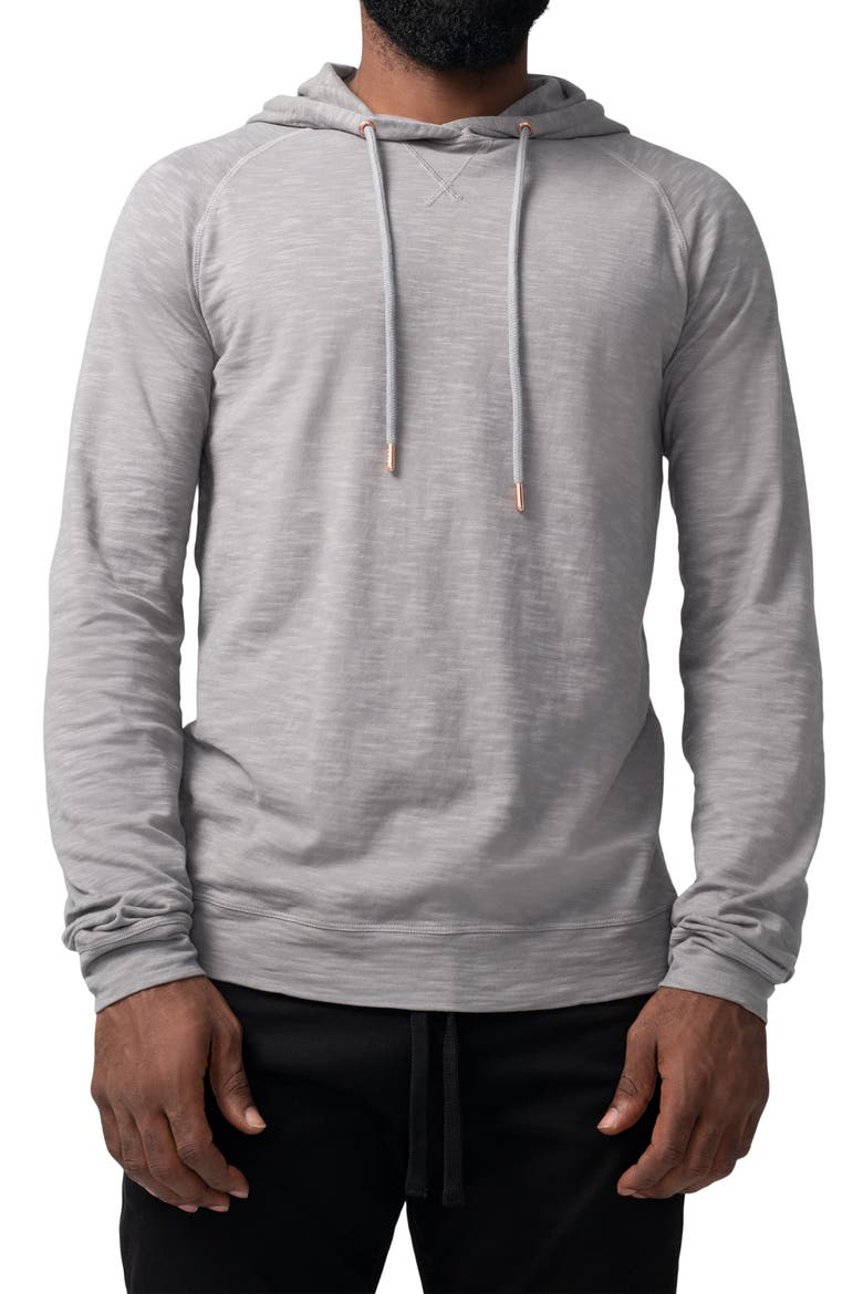 Legend Slim Fit Pullover Hoodie, Main, color, FROST GREY