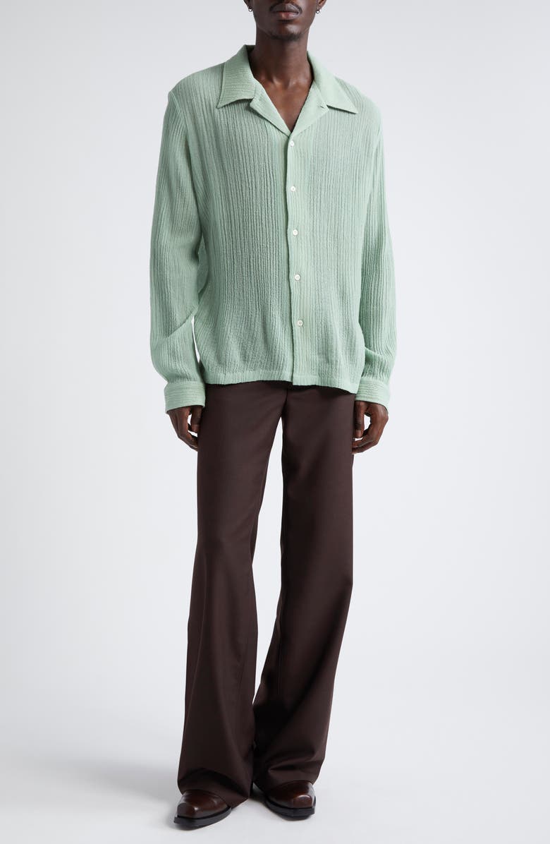 Séfr Jiro Wide Leg Twill Trousers, Alternate, color, 