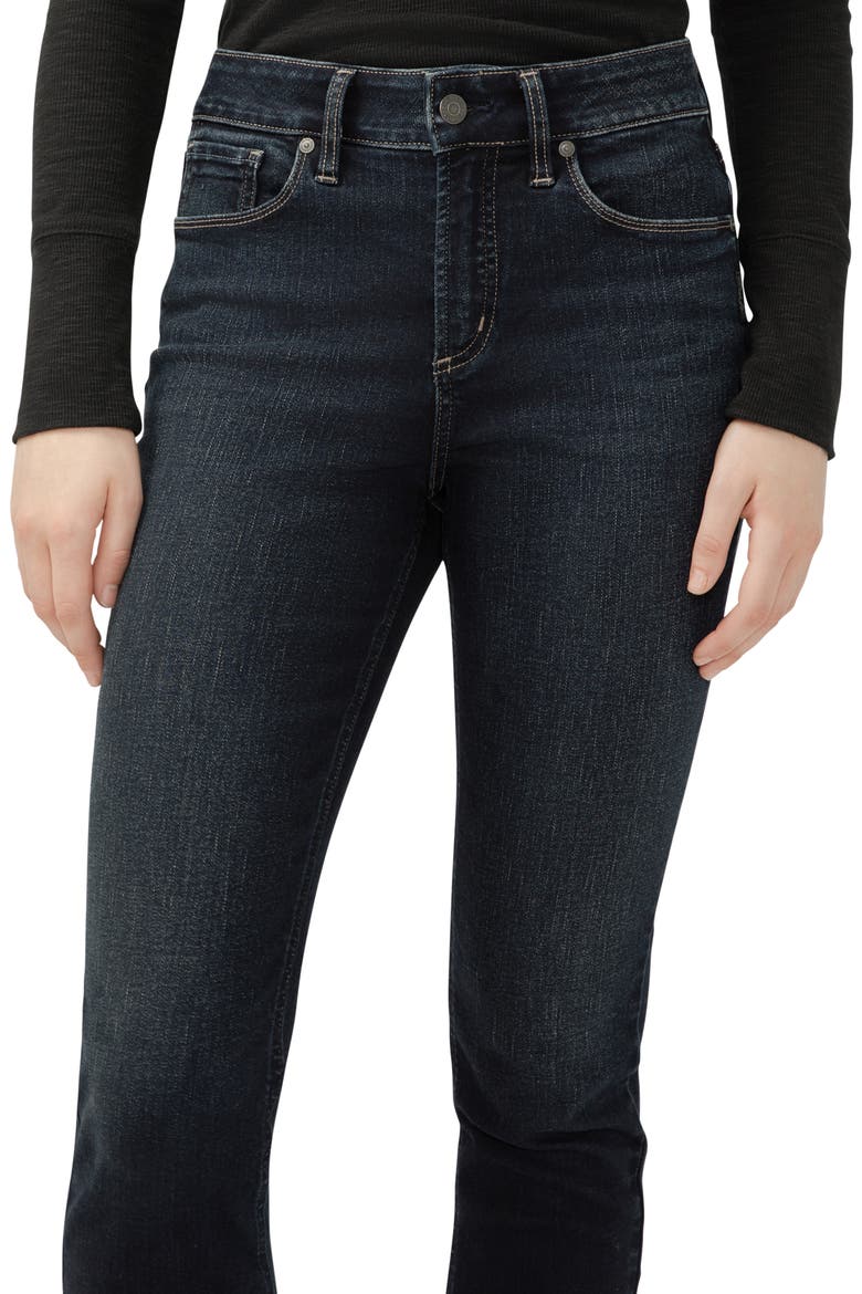 Avery High Waist Slim Straight Leg Jeans, Alternate, color, CONCERTO