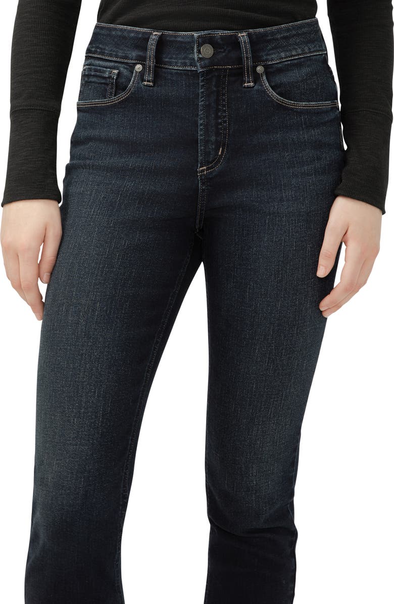 Silver Jeans Co. Avery High Waist Slim Straight Leg Jeans, Alternate, color, Concerto