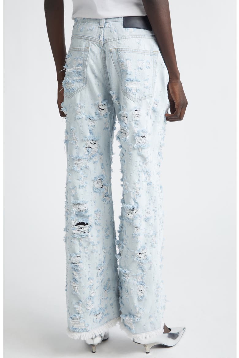 Winny Destroyed Wide Leg Jeans, Alternate, color, LIGHT BLUE DESTROY