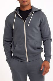 Threads 4 Thought Trim Fit Heathered Fleece Zip Hoodie