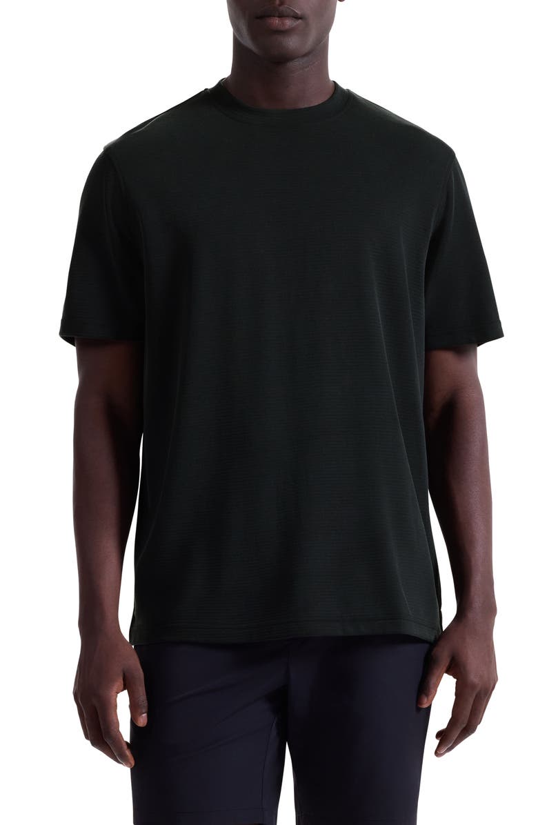 Bugatchi Orville Crewneck T-Shirt, Main, color, Black