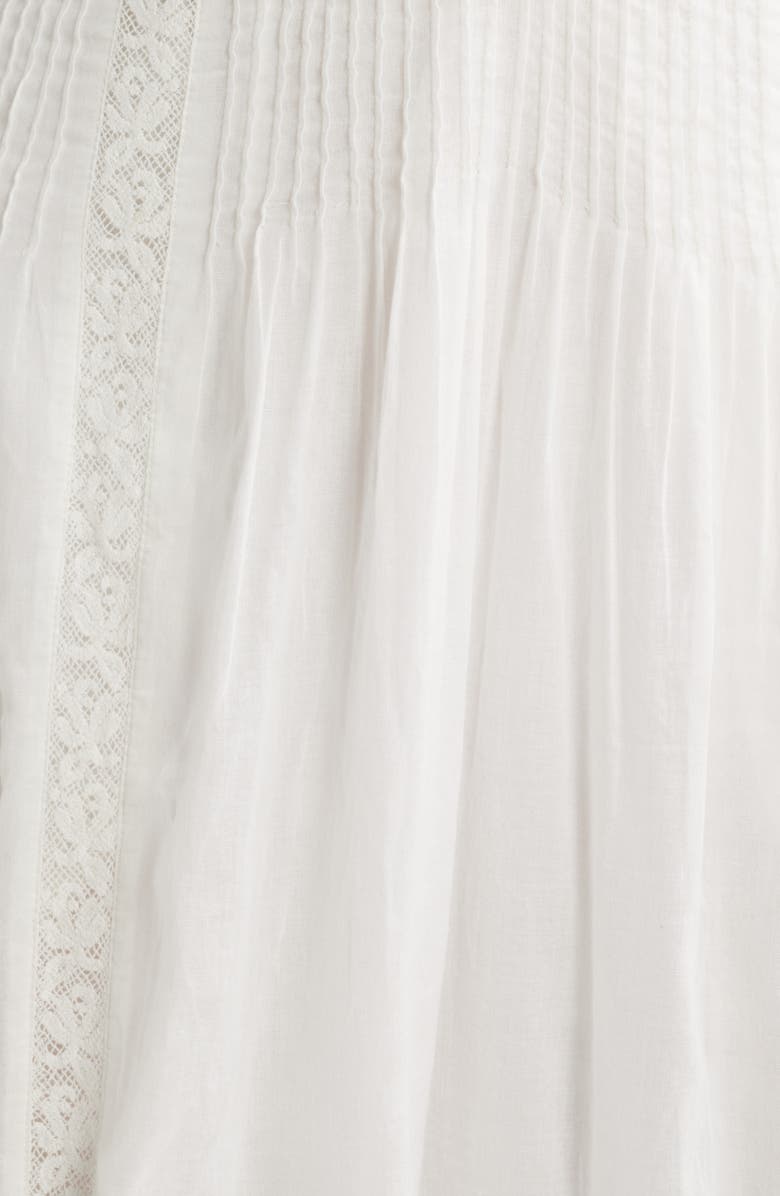 LoveShackFancy Suvi Lace Trim Cocktail Dress, Alternate, color, 