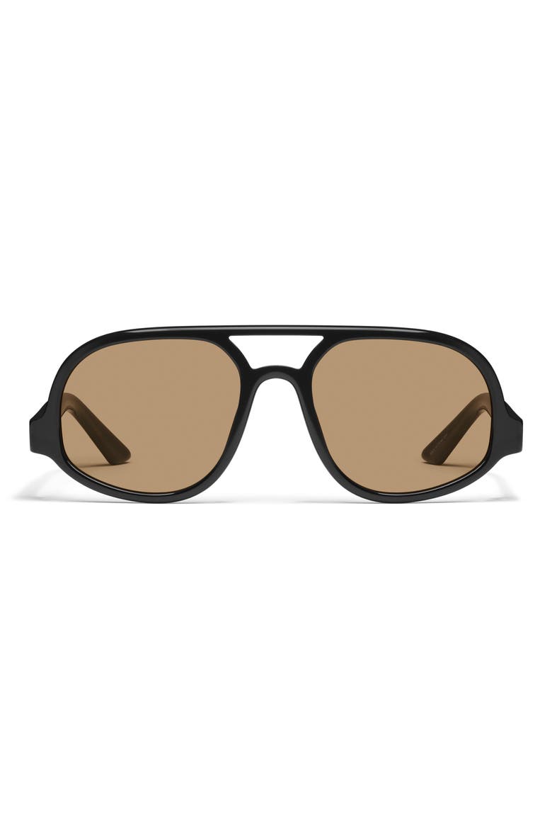 Jet Set 54mm Small Aviator Sunglasses, Main, color, BLACK/ TAN