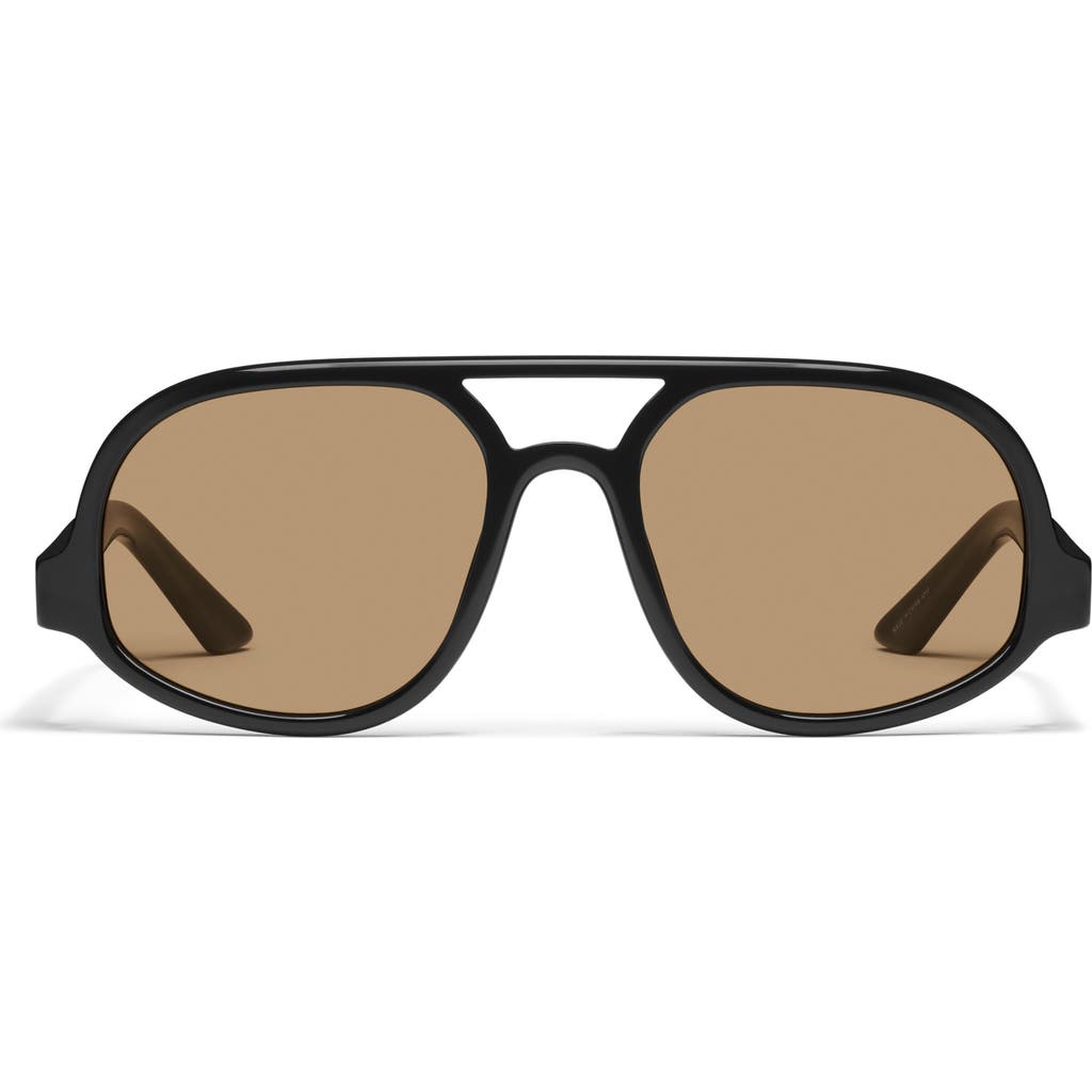 Quay Jet Set 54mm Small Aviator Sunglasses