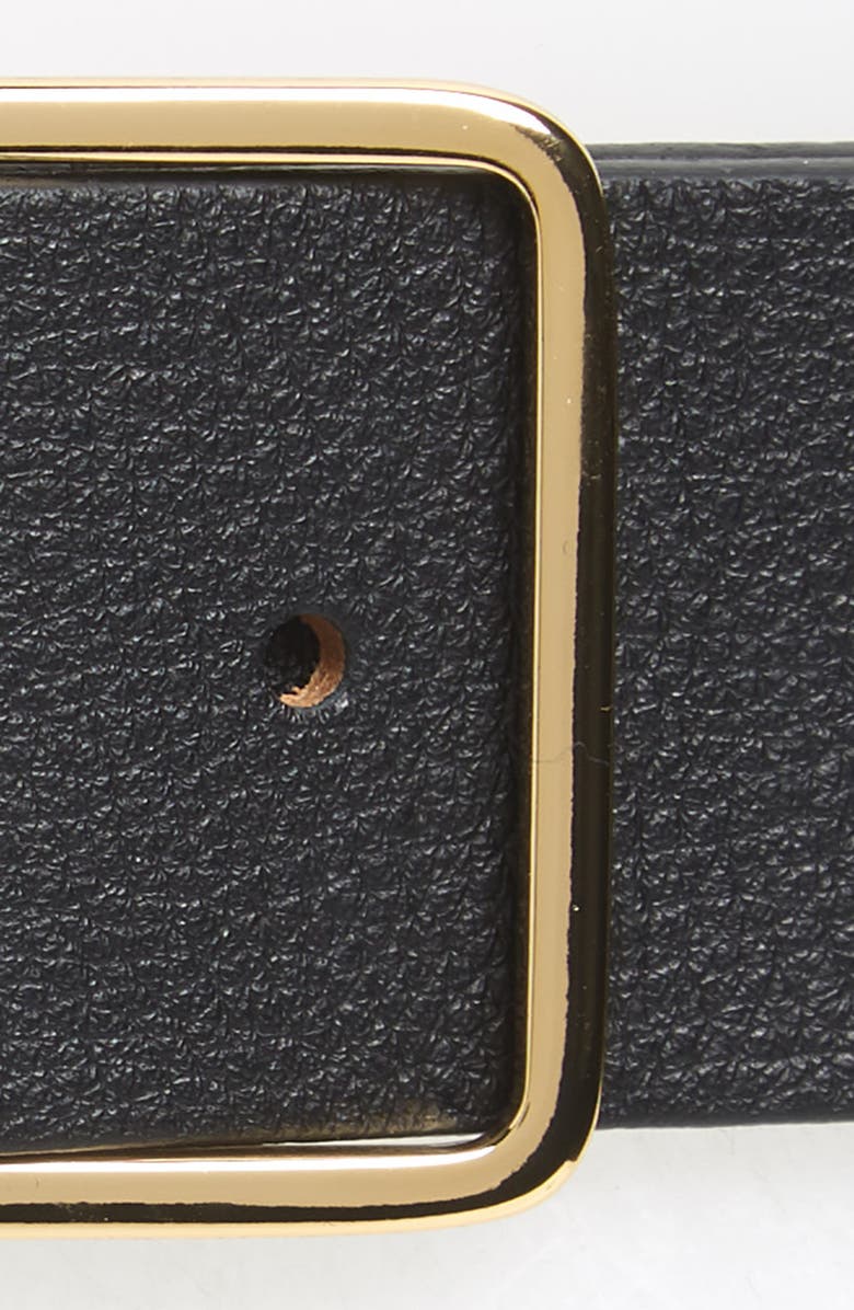 B-Low the Belt Milla Leather Belt, Alternate, color, Black Gold